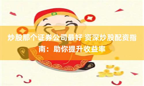 炒股那个证券公司最好 资深炒股配资指南:助你提升收益率
